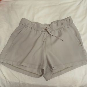 Cream Lululemon Shorts